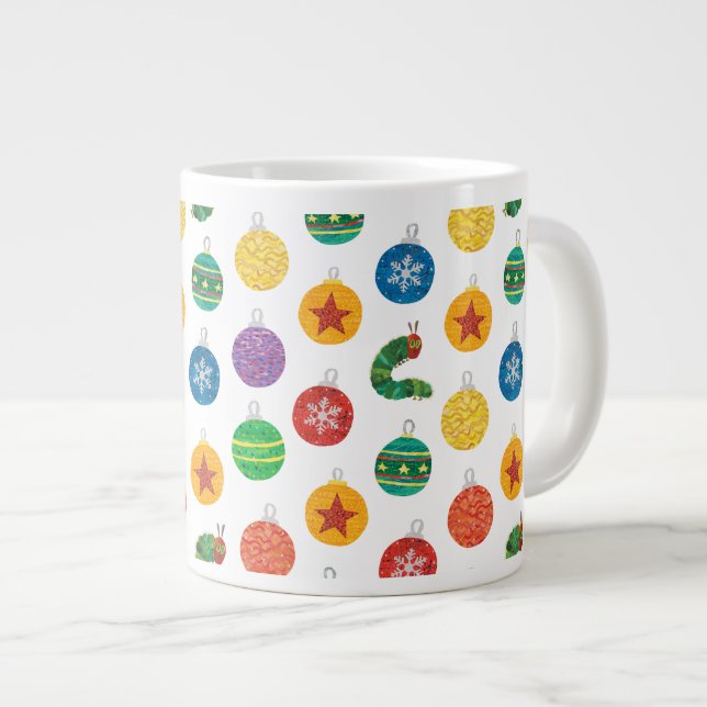 Eric Carle | Caterpillar Christmas Pattern Large Coffee Mug (Front Right)