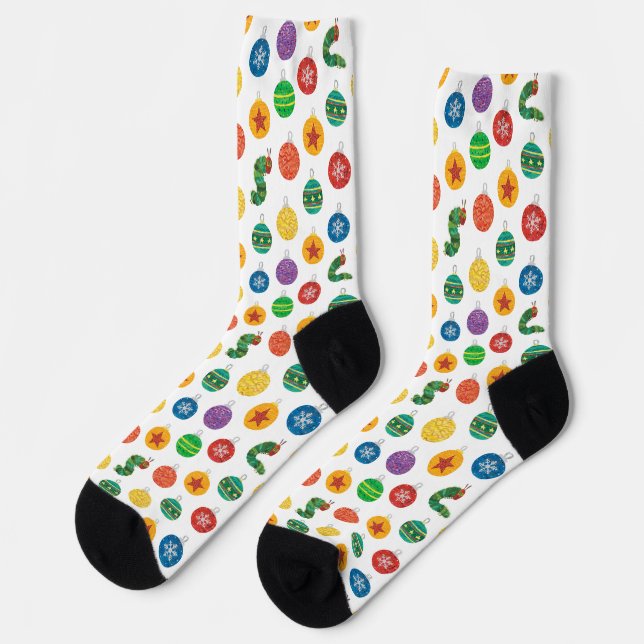 Eric Carle | Caterpillar Christmas Pattern Socks (Left)