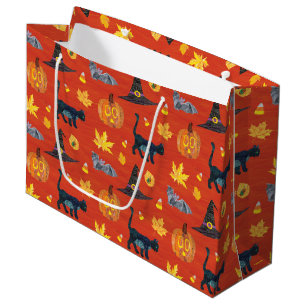 Eric Carle Caterpillar Halloween Pattern Large Gift Bag
