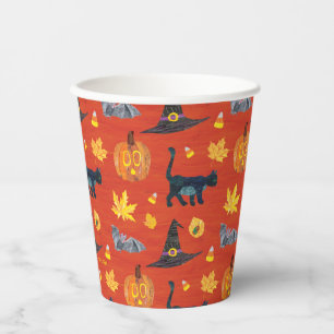 Eric Carle Caterpillar Halloween Pattern Paper Cups