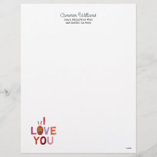 Eric Carle   Caterpillar I Love You Custom Letterhead