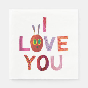 Eric Carle   Caterpillar I Love You Napkin
