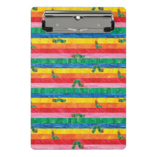 Eric Carle   Caterpillar Rainbow Stripe Pattern Mini Clipboard