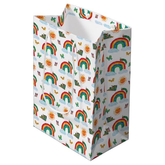 Eric Carle | Caterpillar to Rainbow Butterfly Medium Gift Bag (Front Angled)