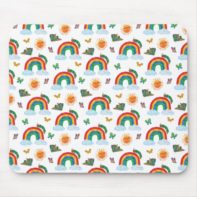 Eric Carle | Caterpillar to Rainbow Butterfly Mouse Pad (Front)