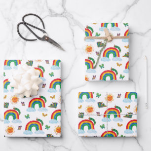 Eric Carle   Caterpillar to Rainbow Butterfly Wrapping Paper Sheet
