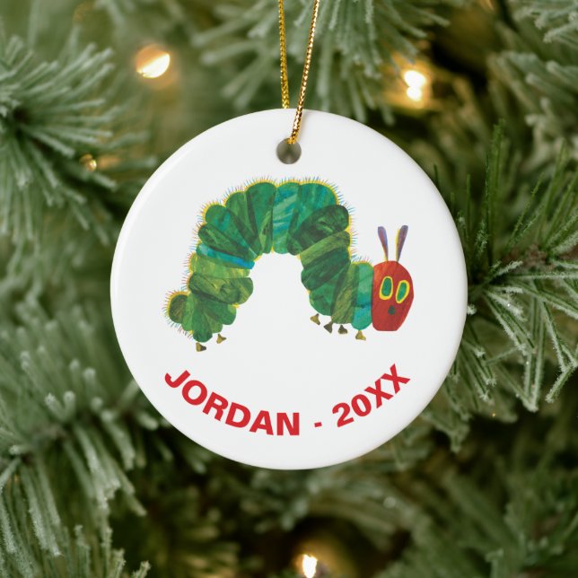 Eric Carle Christmas Caterpillar Ceramic Ornament (Tree)