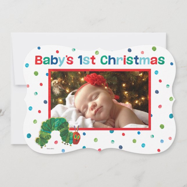 Eric Carle Christmas Caterpillar Holiday Card (Front)