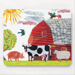 Eric Carle   Colourful Farm Scene Mouse Pad