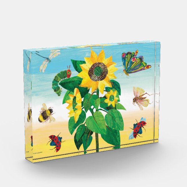 Eric Carle | Garden Flower Scene Photo Block (Left)