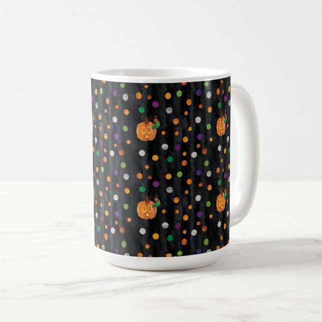 Eric Carle | Halloween Polka Dot Pattern Coffee Mug (Front Right)