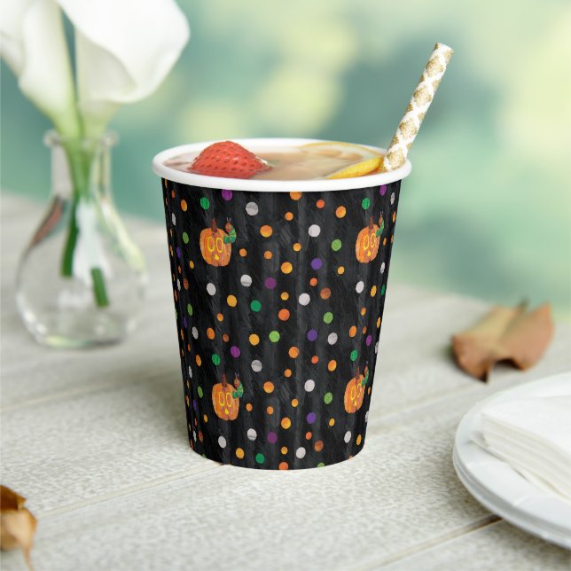 Eric Carle | Halloween Polka Dot Pattern Paper Cups (Insitu)