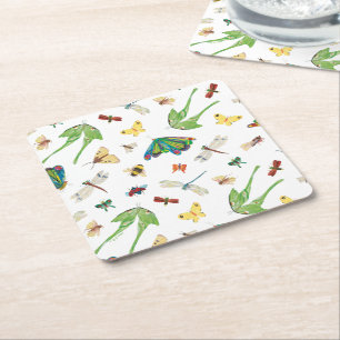 Eric Carle   Isn't Life Beautiful? Pattern Square Paper Coaster