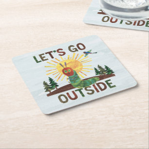 Eric Carle   Let’s Go Outside Square Paper Coaster