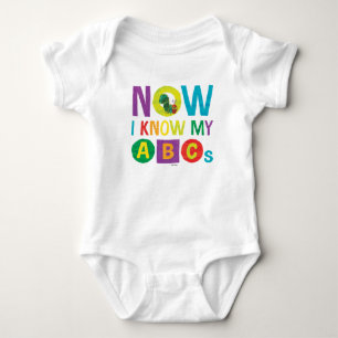 Eric Carle Now I Know My ABCs Baby Bodysuit