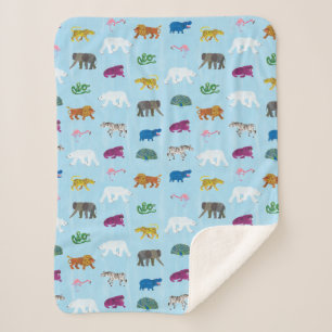 Eric Carle   Polar Bear - Winter Friends Sherpa Blanket