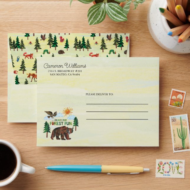 Eric Carle | Ready for Forest Fun Envelope (Desk)