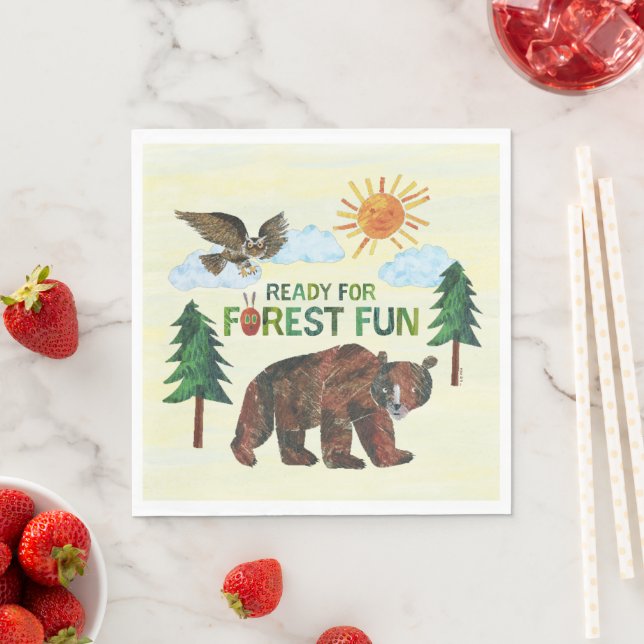 Eric Carle | Ready for Forest Fun Napkin (Insitu)