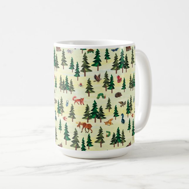 Eric Carle | Ready for Forest Fun Pattern Coffee Mug (Front Right)