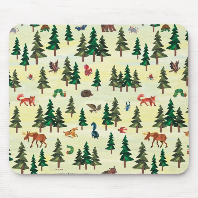 Eric Carle | Ready for Forest Fun Pattern Mouse Pad (Front)