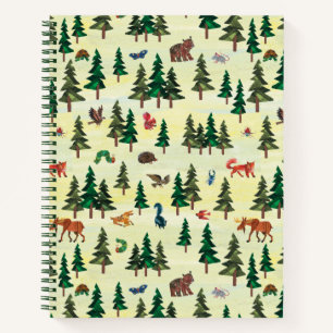 Eric Carle   Ready for Forest Fun Pattern Notebook