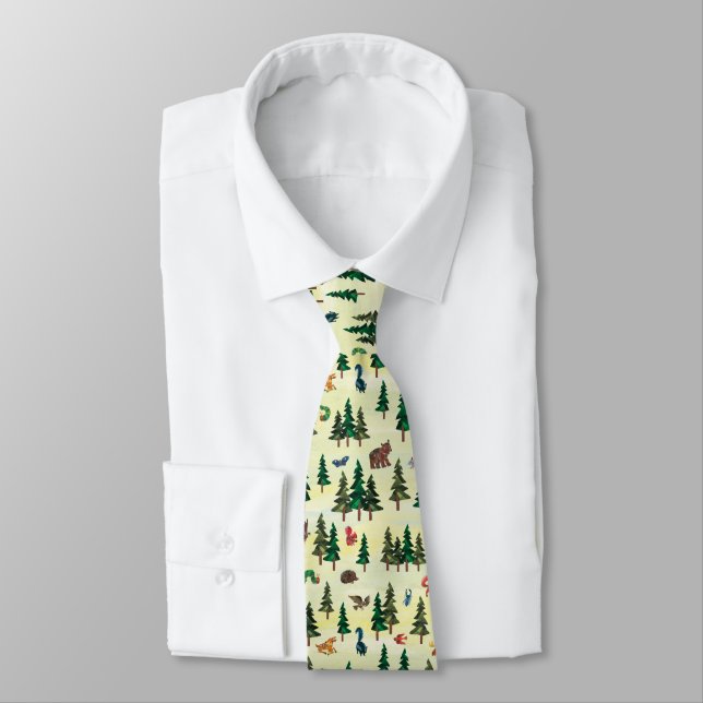 Eric Carle | Ready for Forest Fun Pattern Tie (Tied)
