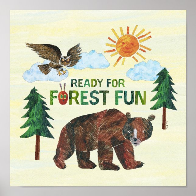 Eric Carle | Ready for Forest Fun Poster (Front)