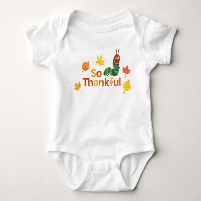 Eric Carle | So Thankful Caterpillar Baby Bodysuit (Front)