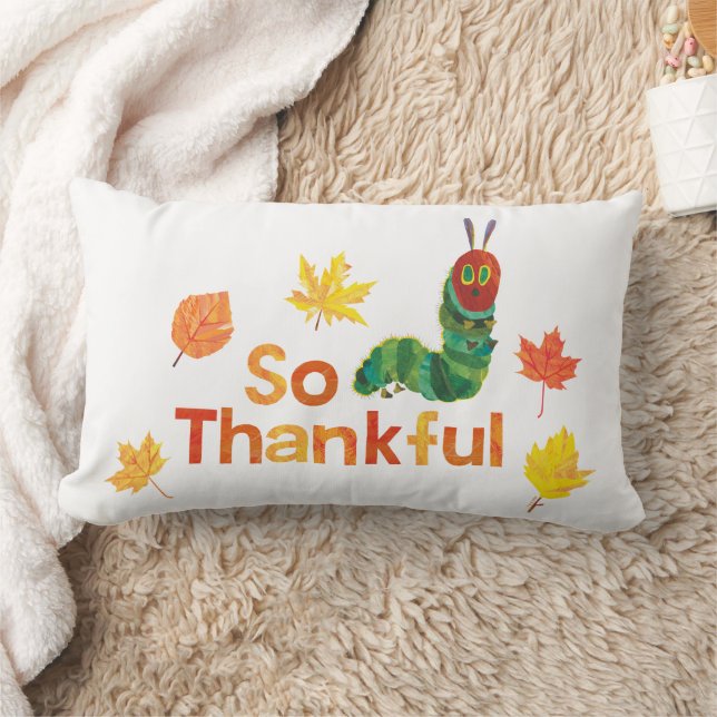 Eric Carle | So Thankful Caterpillar Lumbar Cushion (Blanket)