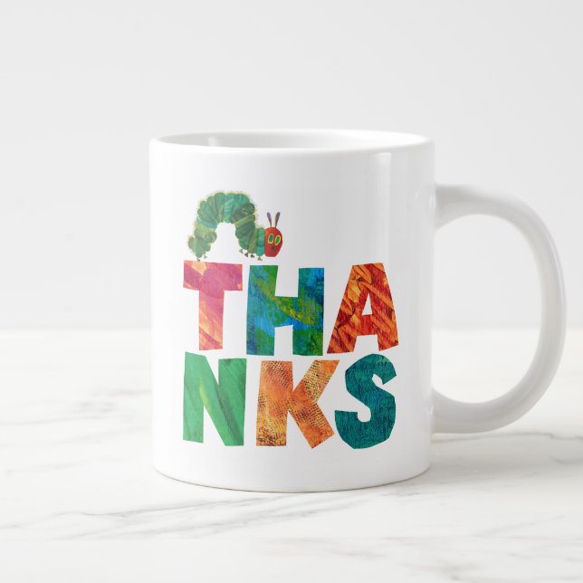 Eric Carle | Thanks Caterpillar Large Coffee Mug (Right)