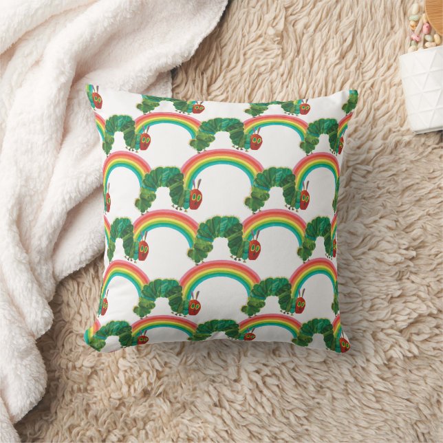 Eric Carle The Very Hungry Caterpillar Pattern Cushion (Blanket)