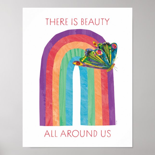 Eric Carle There | Is Beauty All Around Us Poster (Front)