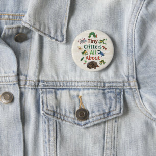 Eric Carle Tiny Critters All About 6 Cm Round Badge