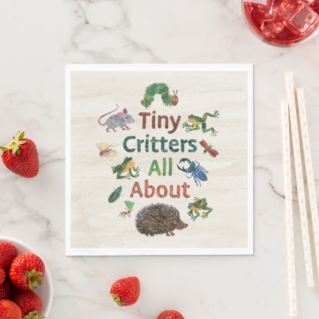 Eric Carle | Tiny Critters All About Napkin (Insitu)