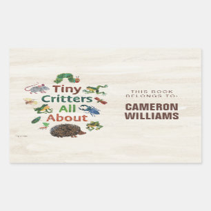 Eric Carle   Tiny Critters All About Rectangular Sticker