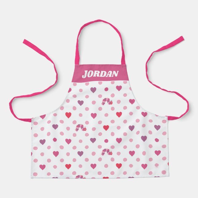 Eric Carle | Valentine Heart | Personalise Apron (Front)