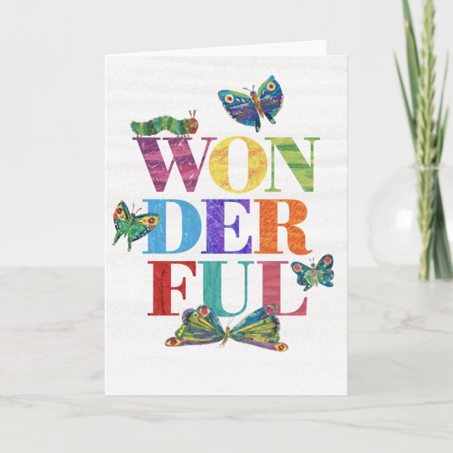 Eric Carle | Wonderful Card (Front)