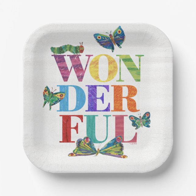 Eric Carle | Wonderful Paper Plate (Front)
