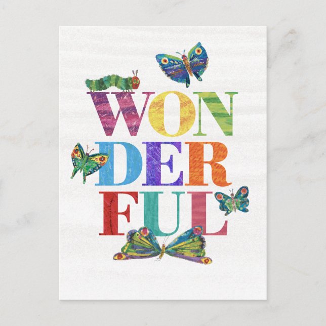 Eric Carle | Wonderful Postcard (Front)