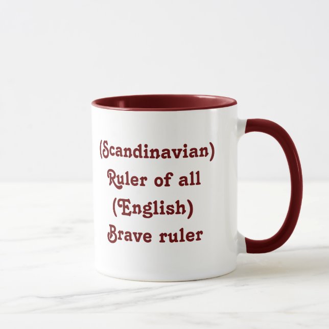 Eric Meaning and Name Origin Mug (Right)