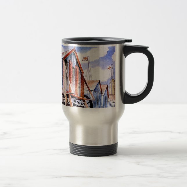 Eric Ravilious - Adelburgh, Travel Mug (Right)