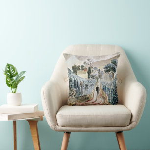 Eric Ravilious art, Wet Afternoon Cushion