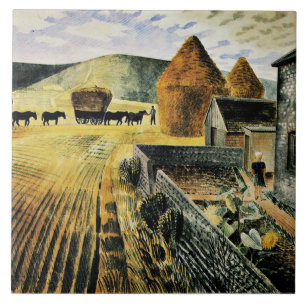 Eric Ravilious - Furlongs Ceramic Tile