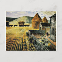 Eric Ravilious - Furlongs, famous painting