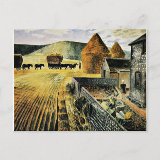 Eric Ravilious - Furlongs Postcard