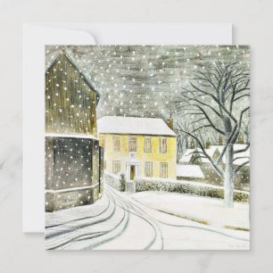 Eric Ravilious - Hallstead Road in Snow, 1936 Card
