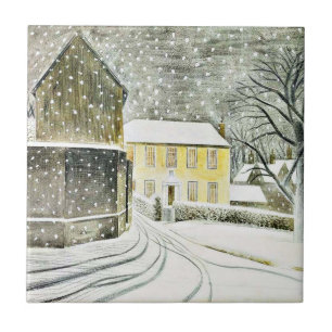 Eric Ravilious - Hallstead Road in Snow, Ceramic Tile