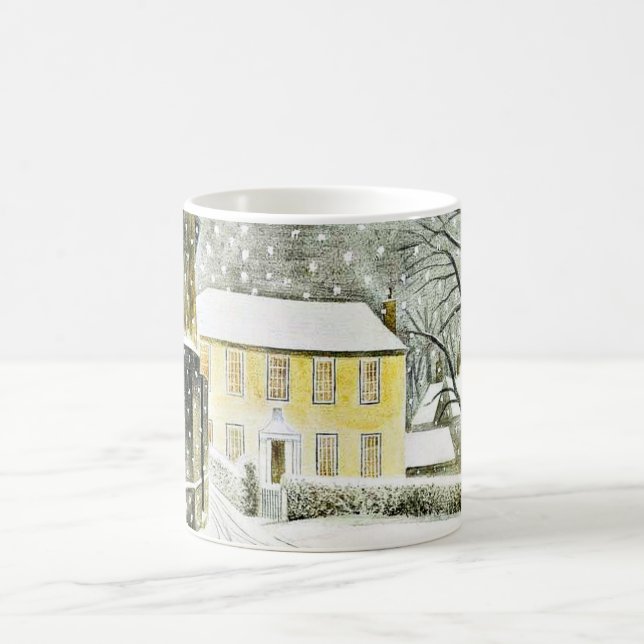 Eric Ravilious - Hallstead Road in Snow, Coffee Mug (Center)