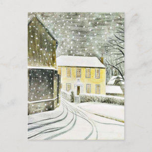 Eric Ravilious - Hallstead Road in Snow, Postcard