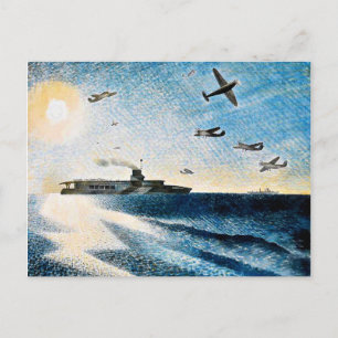 Eric Ravilious - HMS Glorious in the Arctic Postcard